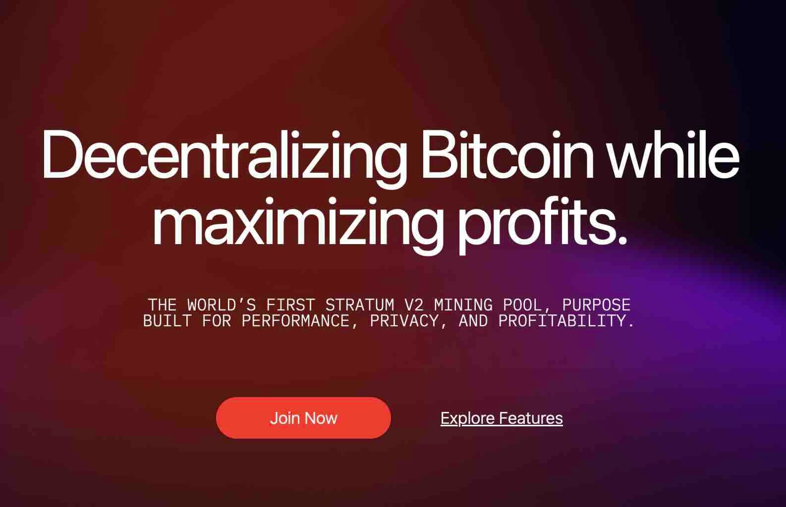 DMND : A Stratum V2 Mining Pool for Decentralization