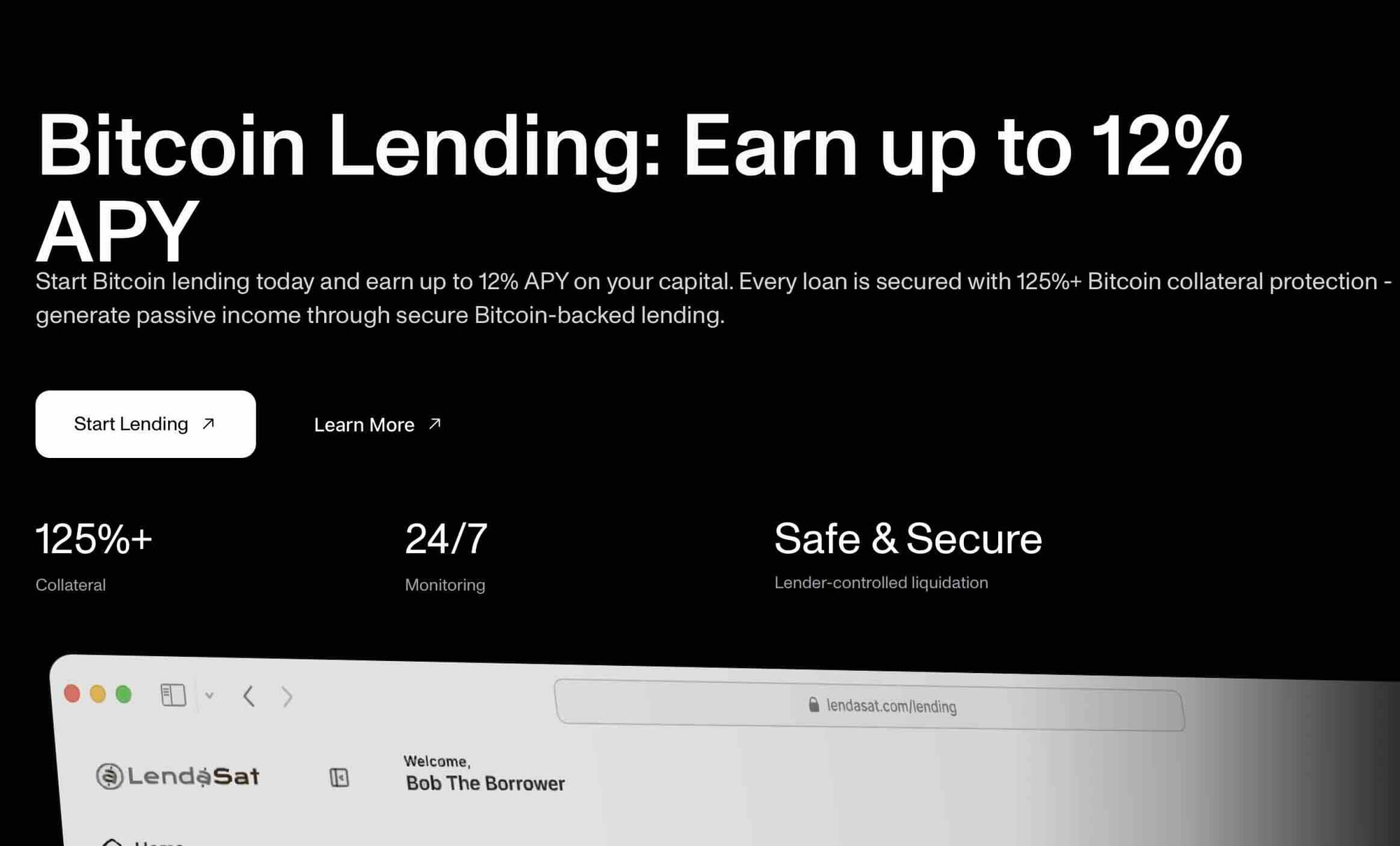 Lendasat offers a transparent, non-custodial solution that puts you in control of your financial future.