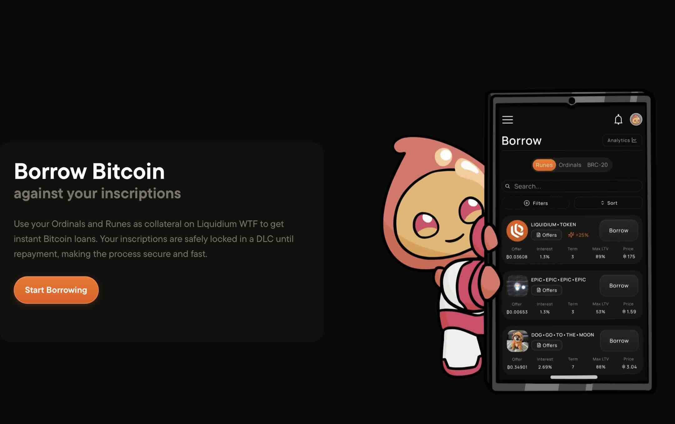 Liquidium - Lending and Borrowing Bitcoin